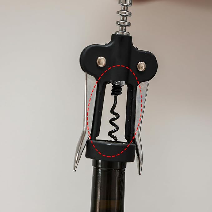 Alipis Replacement Corkscrew Spiral Worm 4pcs Corkscrew Wine Bottle Opener Manual Cork Screw for Waiter Metal Spiral Bit Replacement for Corkscrew Repairing