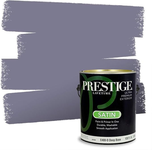 PRESTIGE Paints Exterior Paint and Primer in One, 1-Gallon, Satin, Bangle