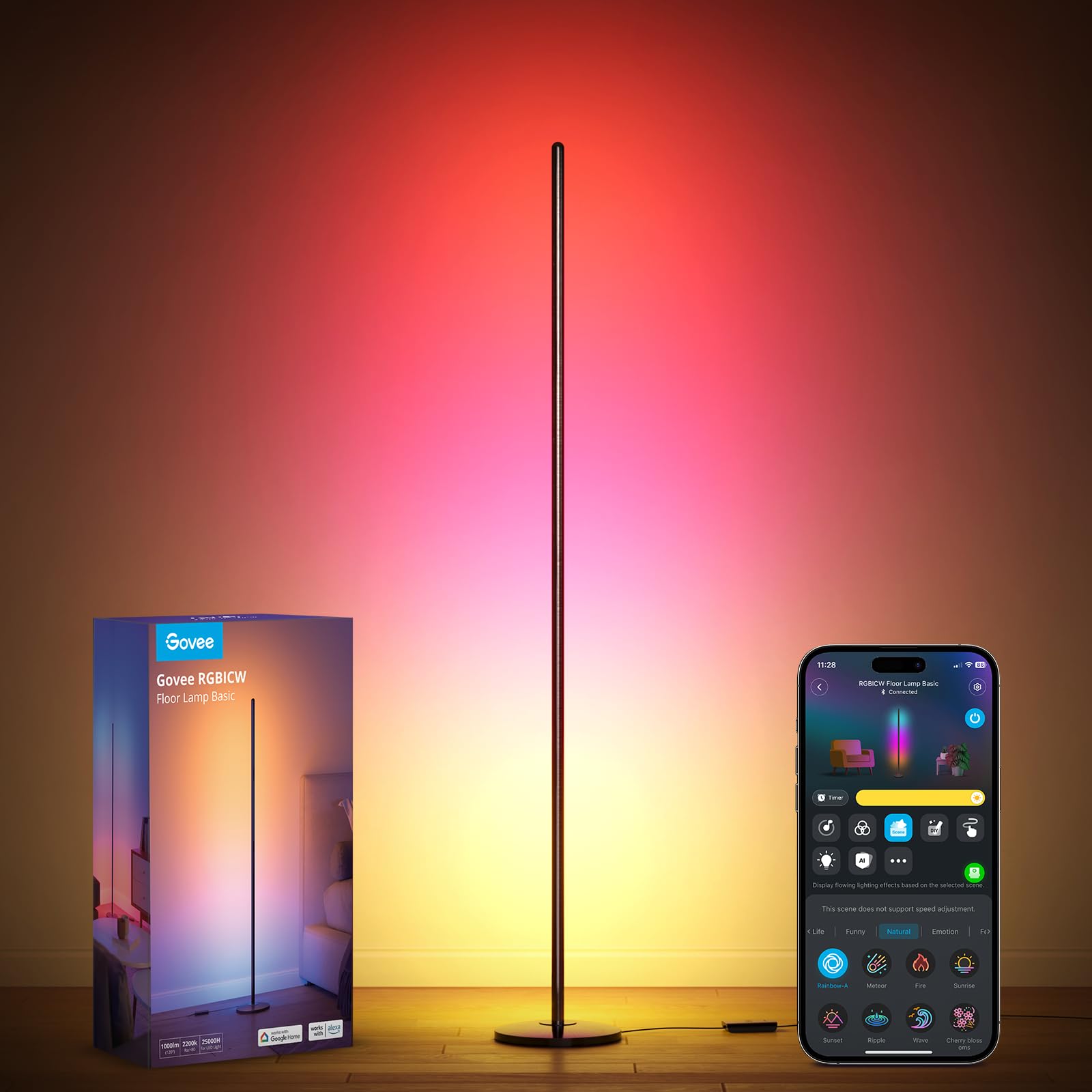 govee-rgbic-floor-lamp-basic-led-corner-lamp-works-with-alexa-1000-lumen-smart-modern-floor-lamp-with-music-sync-and-16-million-diy-colors-color-changing-standing-lamp-for-bedroom-living-room-black