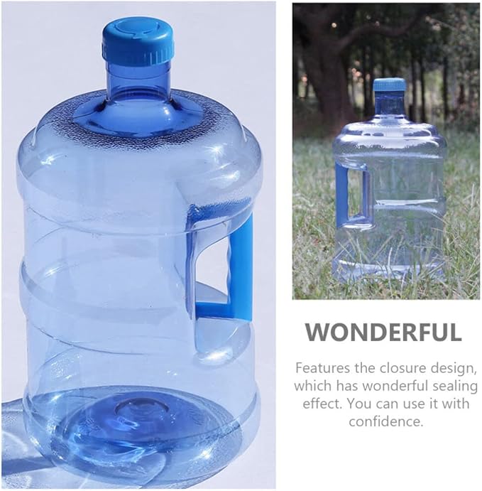 Kisangel Water Jug 1pc 5l Large Outdoor Water Container Portable Water Jug Camping Reusable Outdoor Water Container