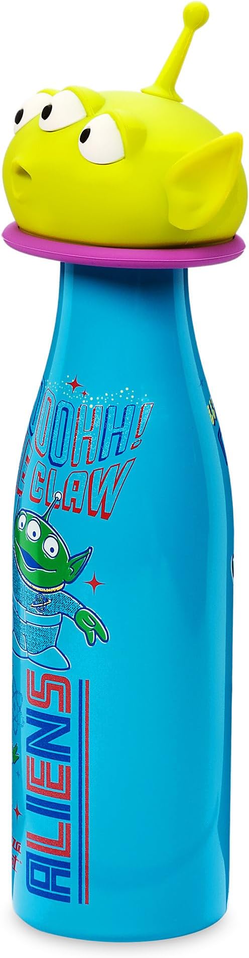 Disney Store Official Toy Story Alien Stainless Steel Water Bottle, Housewarming Gifts For Men, Women, and Kids