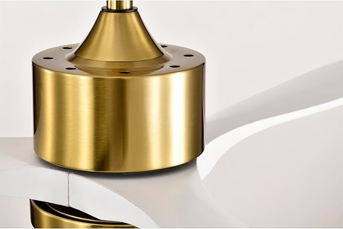 Tariq 52-inch Solid Wood and Metal Lighted Ceiling Fan with LED Lighting