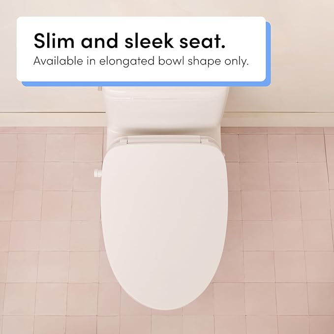 TUSHY Cloud+ Electronic Bidet Heated Toilet Seat (Intelligent Remote w/Personal Settings, Warm Water, Air Dryer, Automatic Deodorizer & Night Light), Elongated