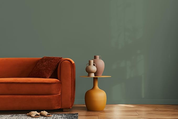 EVOLVE Paint & Primer: Environment-friendly, Eggshell with One-coat Coverage for Interior & Exterior surfaces (Ivy Green, 1-Gallon)