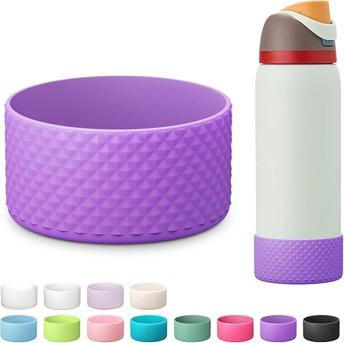 Silicone Boot for Owala Water Bottle 24 oz 32 oz 40 oz, Anti-Slip Protective Sleeve for FreeSip/Twist/Flip Stainless Steel Water Bottles Accessories