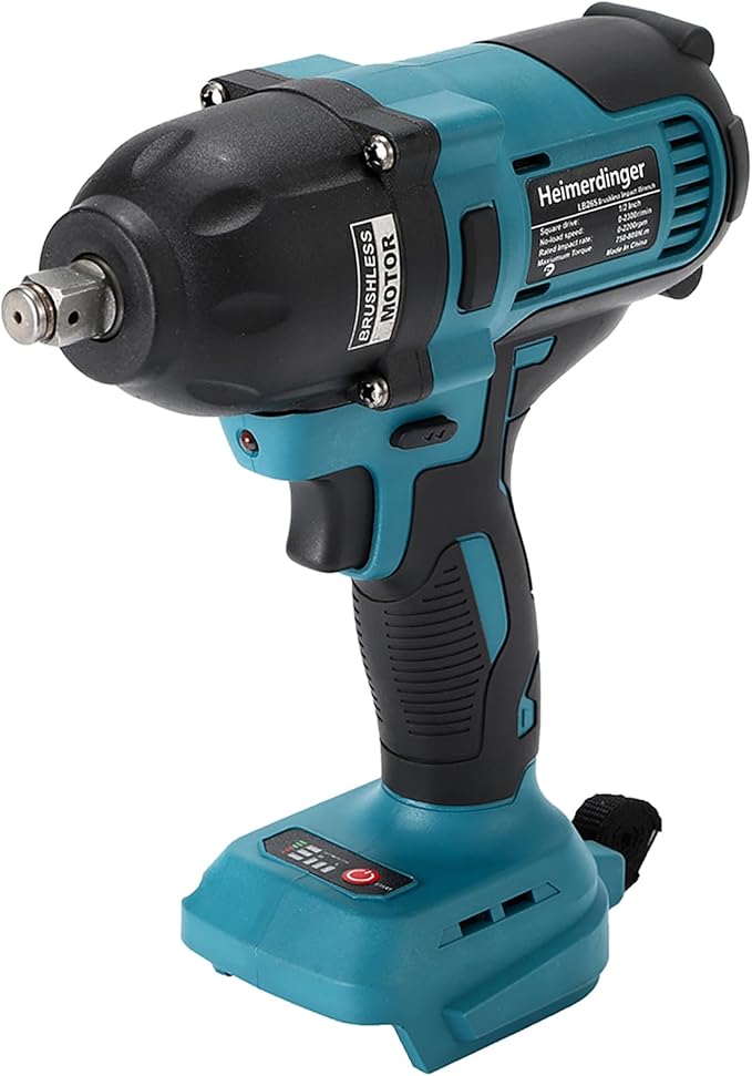 1/2 Inch Cordless Impact Wrench for Makita 18V Battery - 580 Ft-lbs Brushless High Torque Electric Power Impact Gun,2300RPM for Car/Truck Tires & Heavy Duty Jobs
