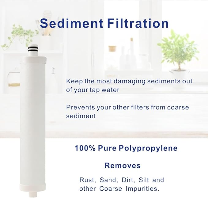 Compatible with Culligan AC-30 Reverse Osmosis Replacement Pre Sediment/Carbon Block Filter Set