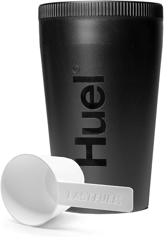 Scoop (90cc) with Huel Instant Meal Cup Pot Container Bottle - Durable,Leakproof, & Stylish Design - 450ml