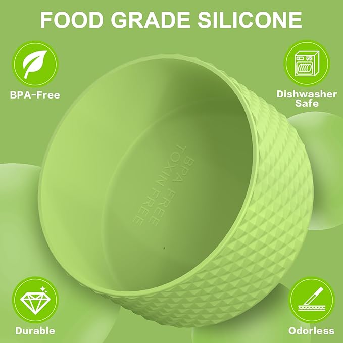 Silicone Boot for Owala Water Bottle 24 oz 32 oz 40 oz, Anti-Slip Protective Sleeve for FreeSip/Twist/Flip Stainless Steel Water Bottles Accessories