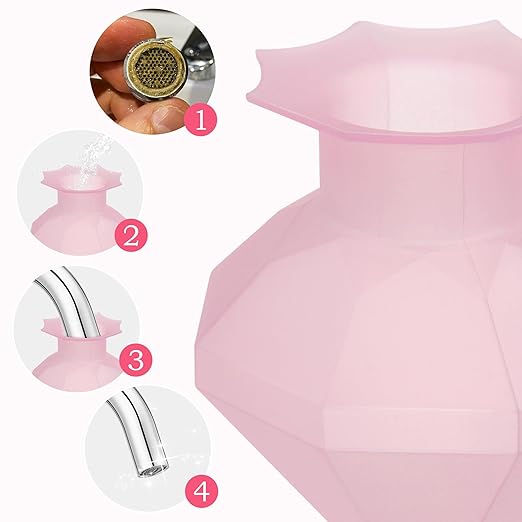 Tap Descaling Gadget for Limescale Removal, Tap/Faucet Cleaner - Diamond Style