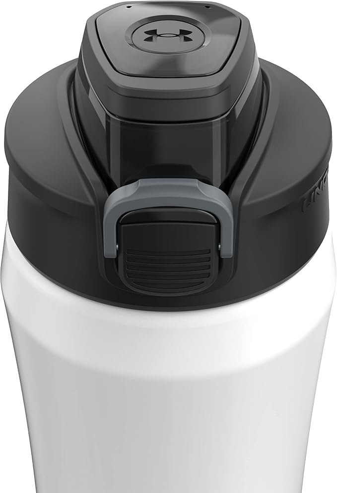 Under Armour 18oz Beyond Stainless Steel Water Bottle, Vacuum Insulated, Self Draining Protective Cap, Leak Proof, For Kids & Adults, All Sports, Gym