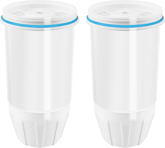 Water Filter Replacement Compatible with Ze.ro Pitcher and Dispensers ZR-001, ZR-017, ZP-006 ZD-013 ZS-008, Multi-Stage Filter System, Reduces Lead,TDS, PFOA/PFOS, Chlorine and More, Pack of 2