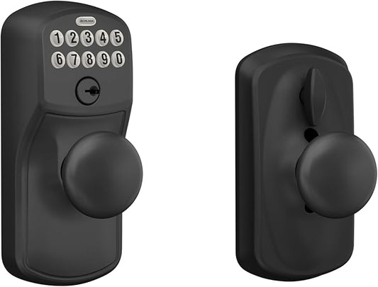 SCHLAGE FE595 622 PLY Keypad Entry with Flex Electronic Lock, Matte Black