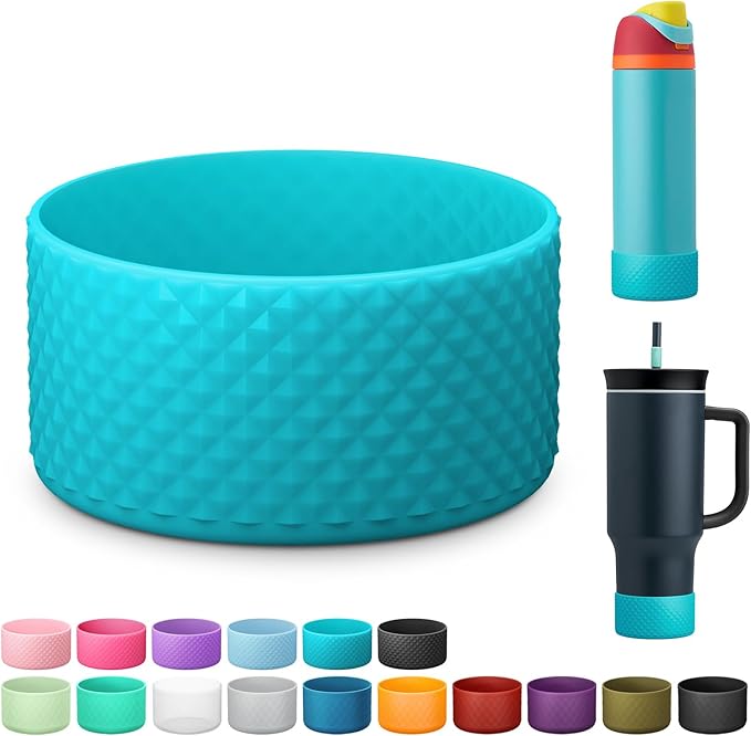 Silicone Boot for Owala Water Bottle 24 oz 32 oz 40 oz, Anti-Slip Protective Sleeve for FreeSip/Twist/Flip Stainless Steel Water Bottles Accessories