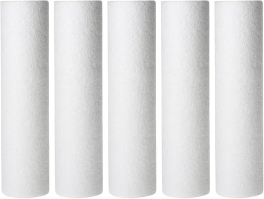 CFS – Polypropylene Sediment Water Filter Cartridges Compatible with WP500299 Models – Remove Bad Taste & Odor – Whole House Replacement Water Filter Cartridge – White (5 Pack)