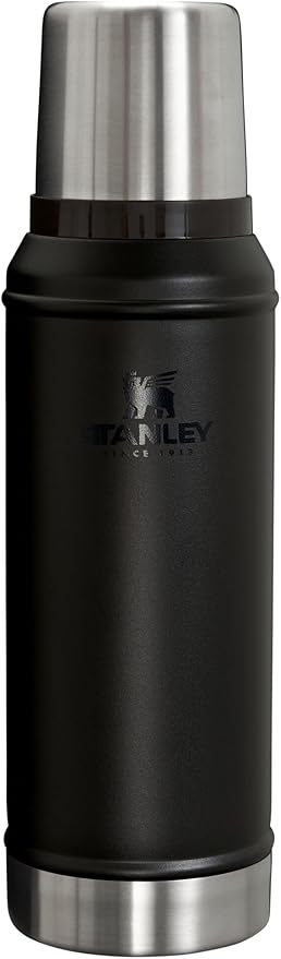 Stanley Classic Vacuum Insulated Wide Mouth Bottle -BPA-Free 18/8 Stainless Steel Thermos for Cold & Hot Beverages