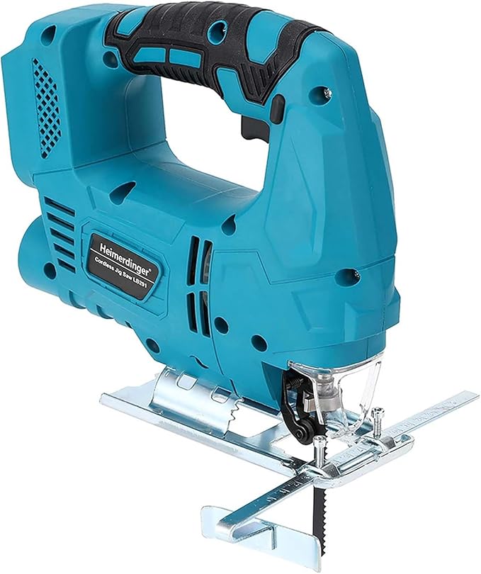 Cordless Jig Saw Compatible with Makita 18V Battery - Brushless Electric Jigsaw Tool with 0°-45° Bevel Cuts, 4 Orbital Settings for Straight, Curve, and Circle Cutting