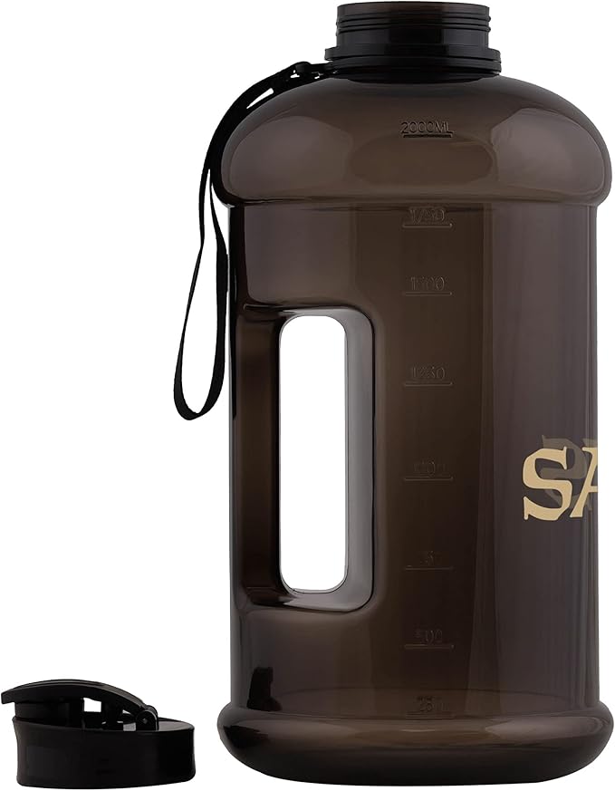 FOCO NFL Team Logo 2L Plastic Clear Large Sports Water Bottle