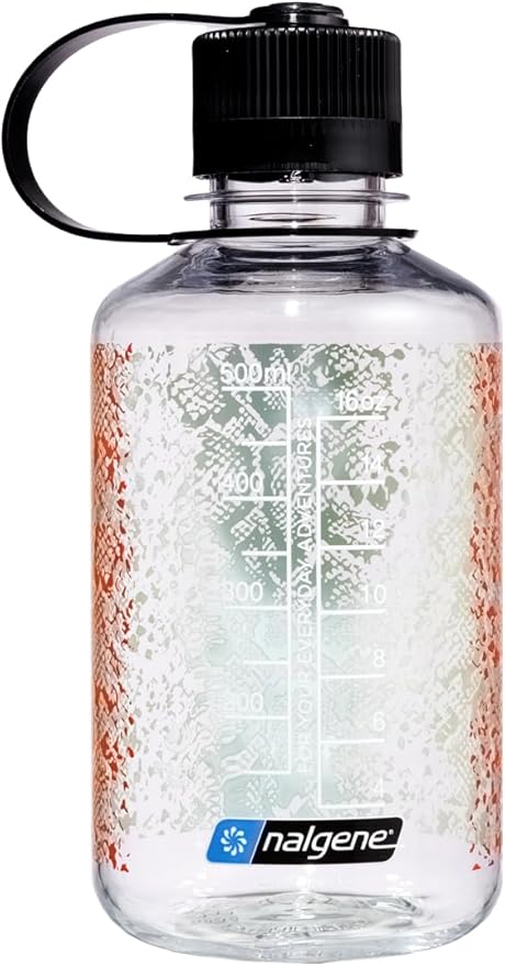 Nalgene Sustain Tritan BPA-Free Water Bottle Made with Material Derived from 50% Plastic Waste, 16 OZ, Narrow Mouth