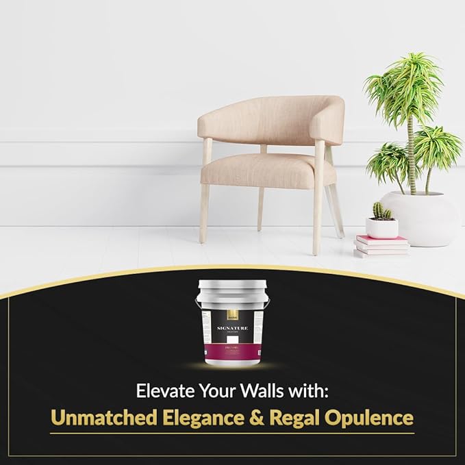 EVOLVE Signature Paint & Primer: Luxury Paint & Primer for Indoor & Outdoor Surfaces, Minimal Odor, Eggshell Sheen (Ivory White, 5 Gallon)