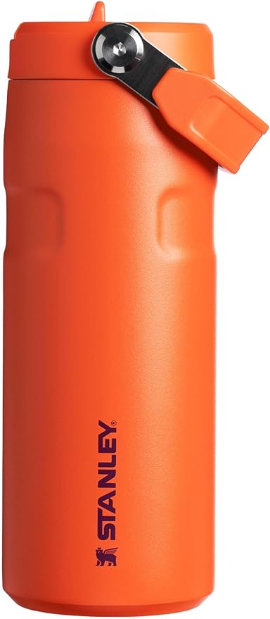 Stanley IceFlow Flip Straw 2.0 Water Bottle| Built-In Straw with Larger Opening | Lightweight & Leak-Resistant | Insulated Stainless Steel | BPA-Free