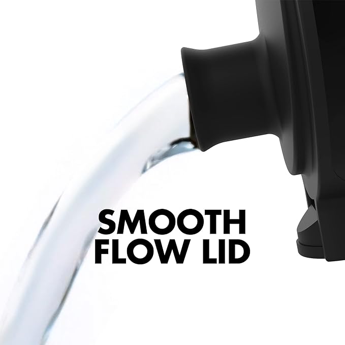 Ion8 Water Bottle, 500 ml/18 oz, Leak Proof, Easy to Open, Secure Lock, Dishwasher Safe, BPA Free, Hygienic Flip Cover, Carry Handle, Easy Clean, Odor Free, Carbon Neutral, Blue, Zebra Fans Design