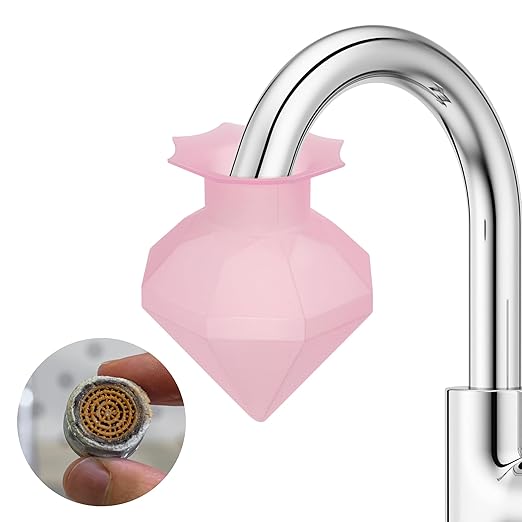 Tap Descaling Gadget for Limescale Removal, Tap/Faucet Cleaner - Diamond Style