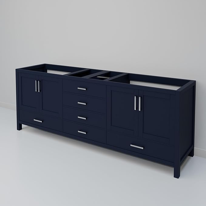 Big Sur 80 in. W X 22 in. D Navy Blue Double Bath Vanity Cabinet Without Countertop