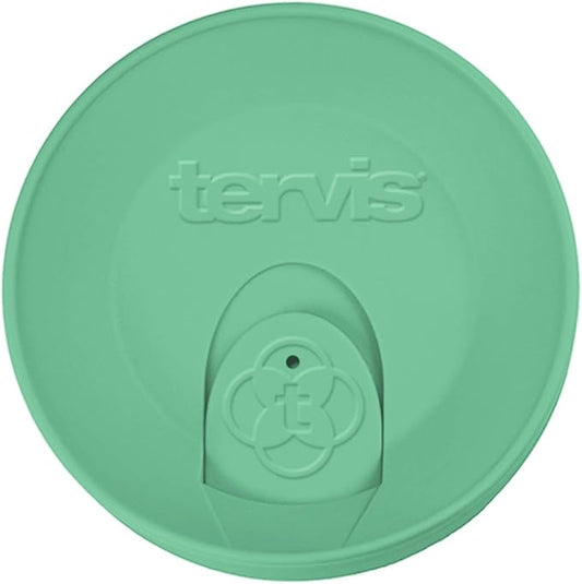 Tervis Travel Lid Made in USA Double Walled Insulated Tumbler Travel Cup Keeps Drinks Cold & Hot, Fits 16oz Tumblers, Mangrove Green