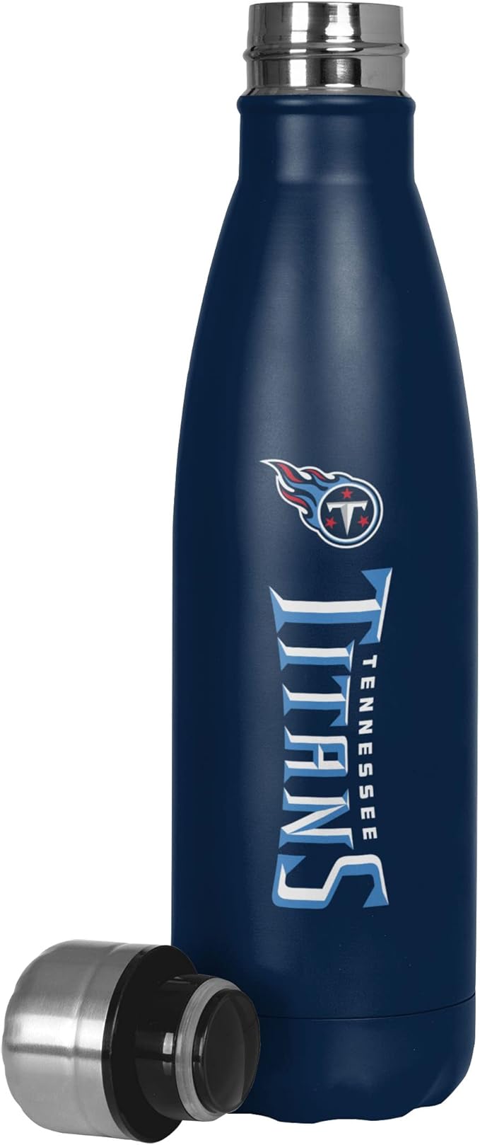 FOCO NFL unisex-adult NFL Team Logo Wordmark Chill Water Bottle