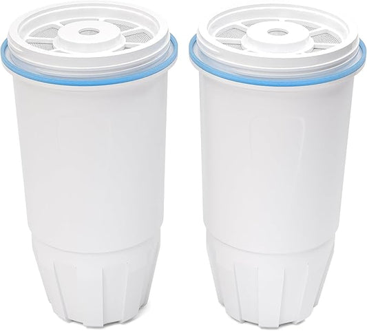 Water Filter Replacement Compatible with Zero Pitcher and Dispenser ZR-001 ZR-017 ZR-004 ZP-006 ZD-013 ZS-008, 5-Stage Filter System Fit for Zero Water Filter, 2 Pack