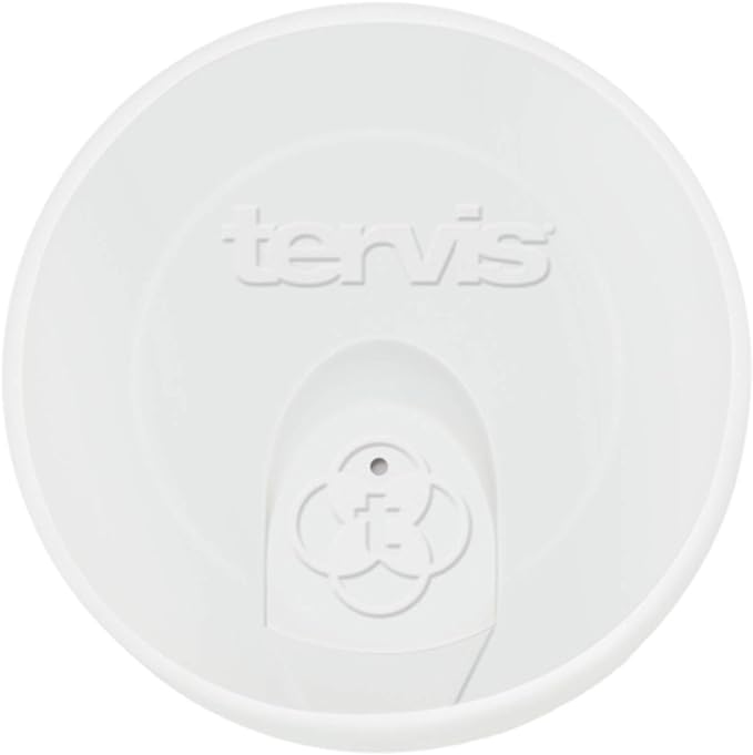 Tervis Travel Lid Made in USA Double Walled Insulated Tumbler Travel Cup Keeps Drinks Cold & Hot, Fits 10oz Tumblers, Clear