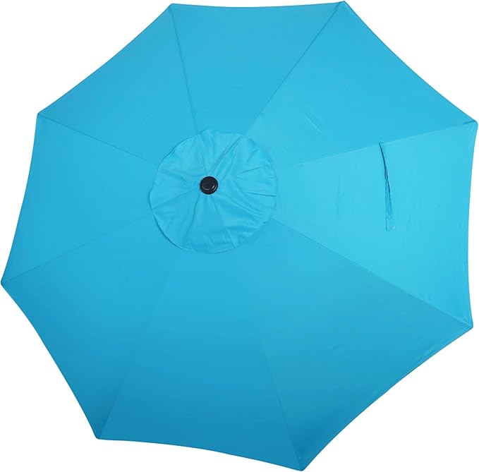 Blissun 9ft Patio Umbrella Replacement Canopy, Market Umbrella Top, Outdoor Table Umbrella Canopy for 8 Ribs, Canopy Only