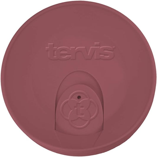 Tervis Travel Lid Made in USA Double Walled Insulated Tumbler Travel Cup Keeps Drinks Cold & Hot, Fits 16oz Tumblers, Elderberry Wild