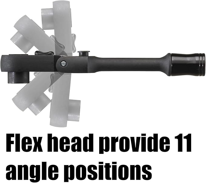 KESI Tool Torx Bit Set 29-Piece, 2 In-1 Bits Ratchet, Flex Locking Head Design with 26-piece 1/4" Patent Bits, Magnetic Bit Holder, Stubby Handle and Compact Paint Metal Case, Multi-function