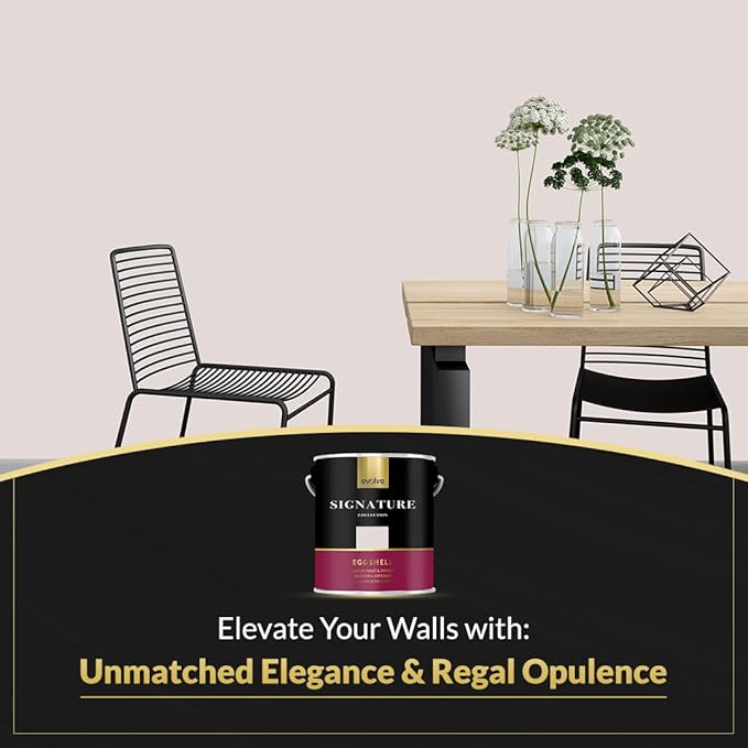 EVOLVE Signature Paint & Primer: Luxury Paint & Primer for Indoor & Outdoor Surfaces, Minimal Odor, Eggshell Sheen (Porcelain White, 1 Gallon)