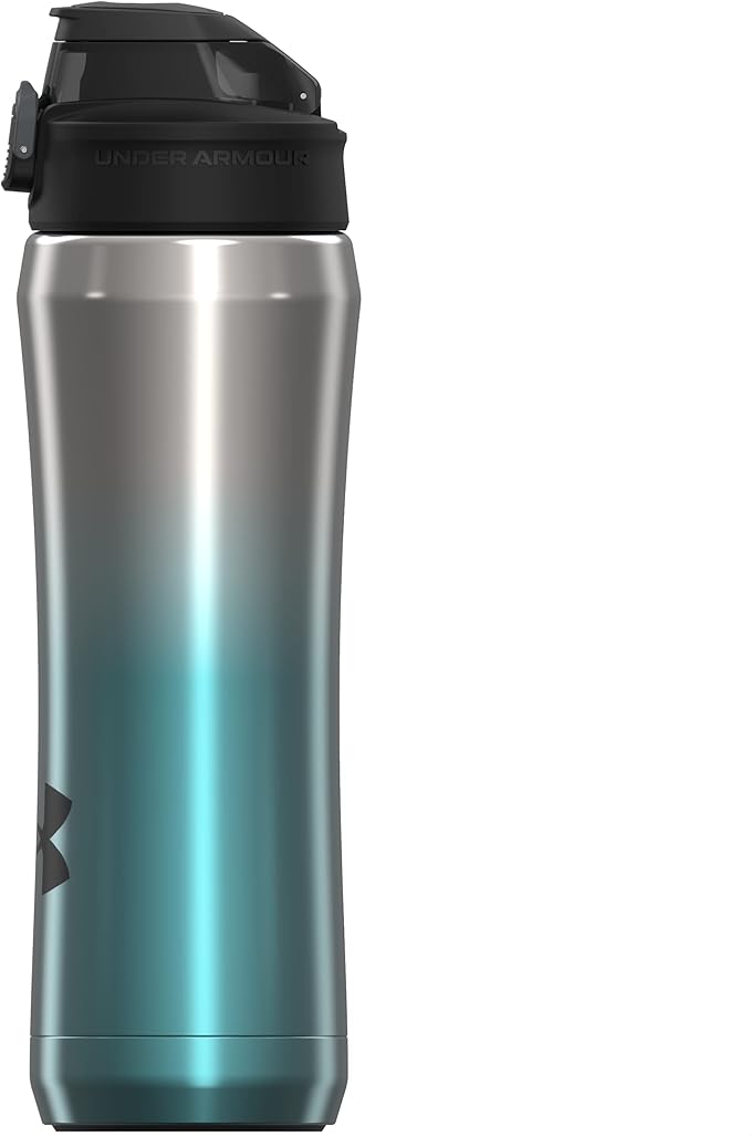 Under Armour 18oz Beyond Stainless Steel Water Bottle, Vacuum Insulated, Self Draining Protective Cap, Leak Proof, For Kids & Adults, All Sports, Gym