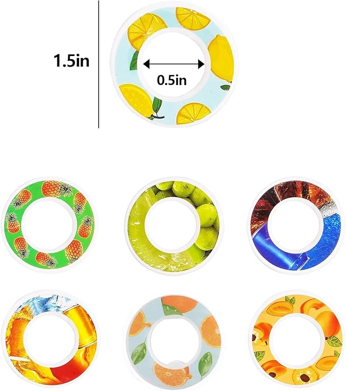 Flavor Pods for Water Bottle,7pcs Flavor Pods Fruity Scent for Sports Water Bottle,0 Sugar, 0 Calorie For Fitness Outdoor School, JFIS02