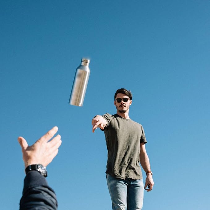 Mizu - V8 Water Bottle | 26 oz. Double Wall Stainless Steel Vacuum Insulated | Narrow Mouth with Leak Proof Cap | Multiple Colors | BPA Free