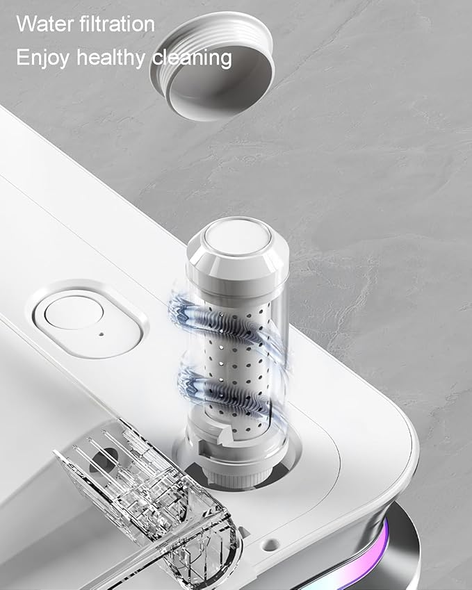 K2 Smart Toilet with Bidet Built In, One Piece Toilet with Built-in Tank, Auto Open Close Lid, Auto Flush, Remote Control, Heated Seat, Adjustable Heat, Foam Shield, Built-In Dryer, Night Light