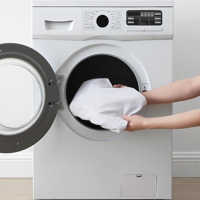 Queen Bed Wedge Pillow for Headboard, Foam Pillow Wedge for Headboard Gap, Mattress Bed Gap Filler Queen Triangle Pillow Wedge, Anti-slip Bed Crack Pillow Space Filler Queen (60"×10"×6") White