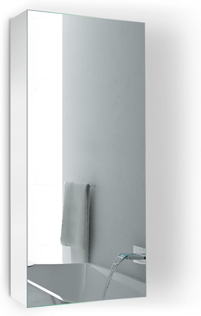 Krugg Medicine Cabinet | Recess or Surface Mount | Blum Hinge 170 Degree Soft Close|(15"x36")
