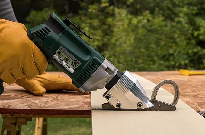 PacTool SS404 Contractor Grade Snapper Shear - Electric Cutter for Fiber Cement Siding - Power Tools for Professionals