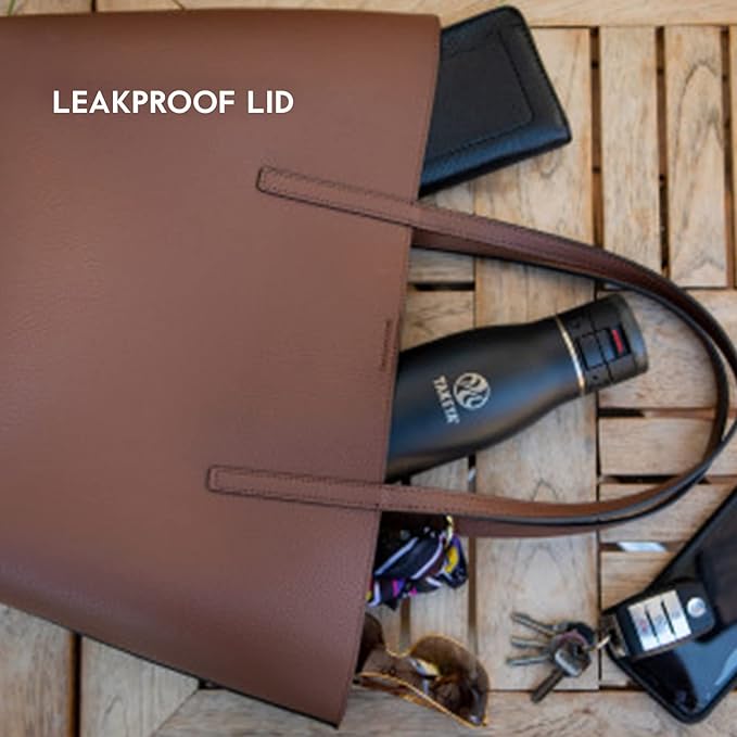 Takeya 17 oz Traveler Stainless Steel Insulated Travel Coffee Mug with Locking Leak Proof Lid, Premium Quality, BPA Free,, Blush