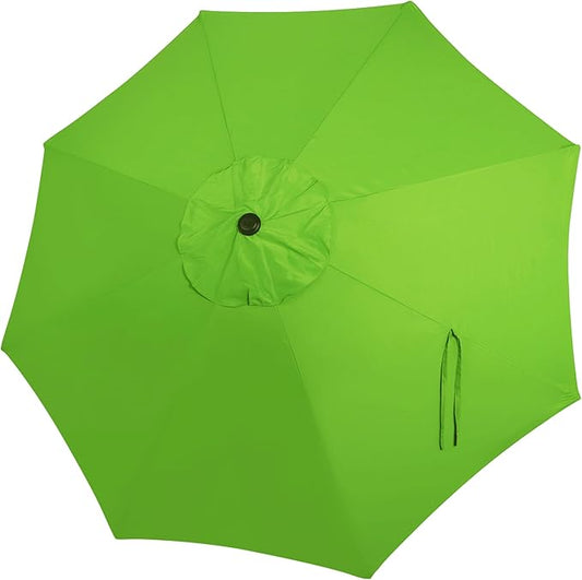 Blissun 9ft Patio Umbrella Replacement Canopy, Market Umbrella Top, Outdoor Table Umbrella Canopy for 8 Ribs, Canopy Only