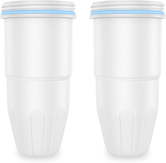Water Filter Replacement Compatible with Zero Pitchers and Dispenser, Multiple-Stage Replacement Water Filters for ZR-017 ZR-001 ZR-004 ZD-013 ZS-008, Reduce Chlorine TDS PFOA/PFOS, 2Pack