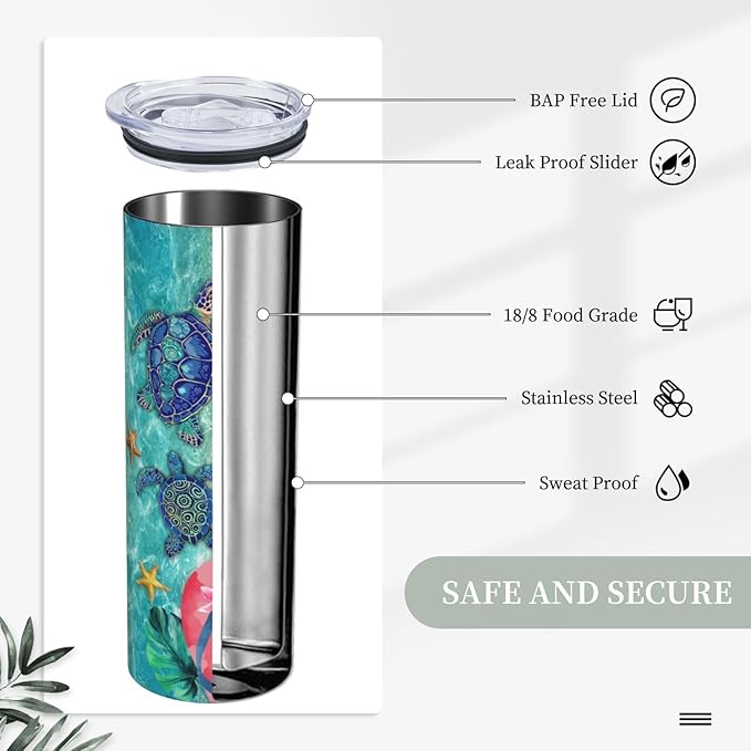 Beach Tumbler Summer Tumbler Vacation Travel Mug Travel Cup Vacation Tumbler Gifts The Beach Is My Happy Place Trip Cup Beach Cup Cruise Tumbler Funny Insulated Tumbler With Straw 20oz Stainless Gifts