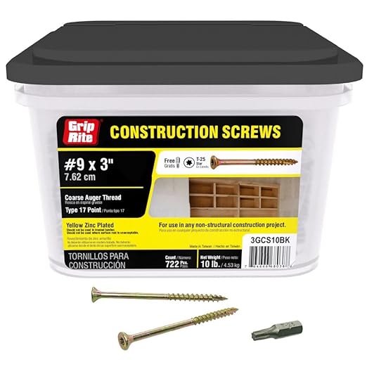 10LB 9X3 CONST Screw