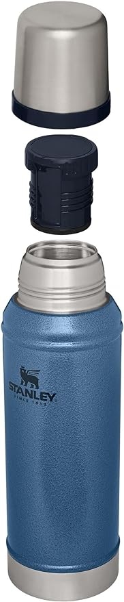 Stanley Classic Vacuum Insulated Wide Mouth Bottle -BPA-Free 18/8 Stainless Steel Thermos for Cold & Hot Beverages