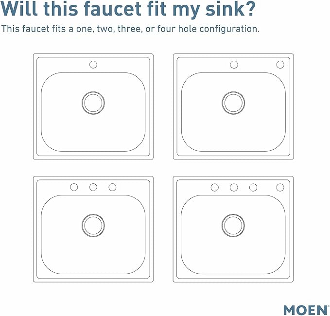 Moen Haelyn Chrome Single-Handle Pull-Down Sprayer Kitchen Faucet Featuring Power Boost for a Faster Clean, Soap Dispenser Included, 87627